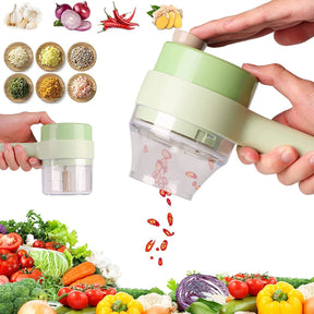 Electric Multifunction Vegetable Cutter, Vegetable & Fruit Slicer